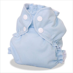 AppleCheeks Little Bundle Cloth Diaper with Bamboo Inserts in Forget-Me-Not