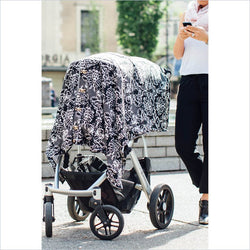 Little Dream Bird Stroller Cover in Paisley Night