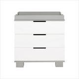 Babyletto Modo 3-Drawer Wood Changing Table in Grey and White