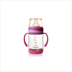 Kidsme PPSU Wide Neck Milk Bottle 160ml with handle in Lavender