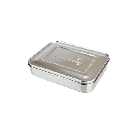 LunchBots Duo Bento Lunchbox in Stainless Steel