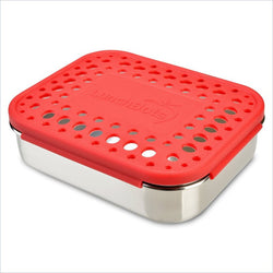 LunchBots Trio Lunchbox in Red Dots