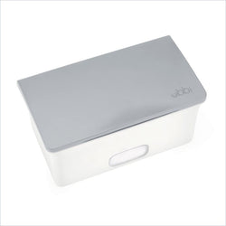 Ubbi Wipes Dispenser in White and Grey