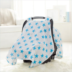 Aden + Anais Car Seat Canopy in Fluro Blue