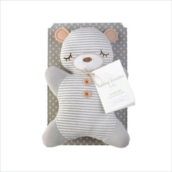 Living Textiles Hayden 2D Plush Toy in Bearwith  Rattle