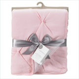 Living Textiles Penelope Jersey Pintuck Comforter in Pink and Koko Rose