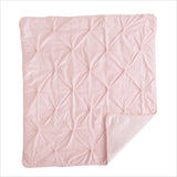 Living Textiles Penelope Jersey Pintuck Comforter in Pink and Koko Rose