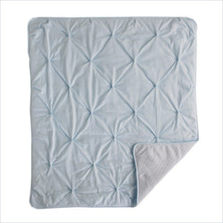 Living Textiles Bennet Jersey Pintuck Comforter in Blue and Skylar