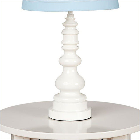 Lolli Living Lamp Base in White Spindle