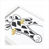 Shenasi Concept Fiesta Giraffe Print With Fabric Eyelashes