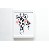 Shenasi Concept Fiesta Giraffe Print With Fabric Eyelashes