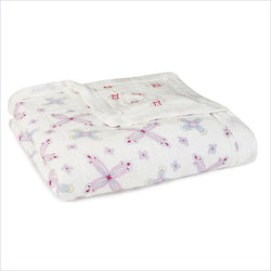 Aden + Anais Dream Blanket in Flower Child And Pinwheel Floral