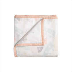 Nurseryworks Menagerie 3-Layer Organic Muslin Blanket in Canopy