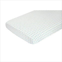 Nurseryworks Oceanography Organic Cotton Percale Sheet in Confetti