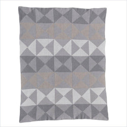 Living Textiles Naturi Cotton Knitted Blanket Salt (30" x 40")