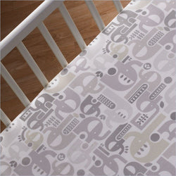 Living Textiles Naturi Fitted Sheet Naturi Print