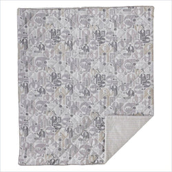 Living Textiles Naturi Quilted Comforter Elephant Print