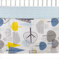 Living Textiles Woods Bed Skirt In the Woods