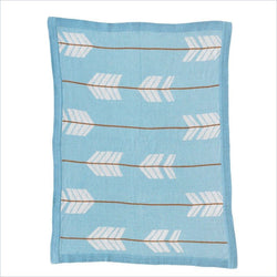 Living Textiles Woods Knitted Cotton Blanket Arrows (30" x 40")