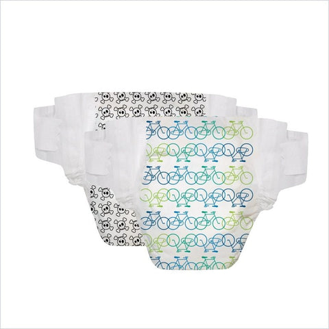 The Honest Company Diapers in Diapers Bicycles and Skulls Size 3M