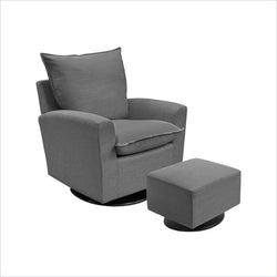 Dutailier Moderno Capuccino Glider Swivel in Gray