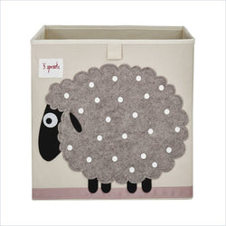 3 Sprouts Sheep Storage Box in Beige