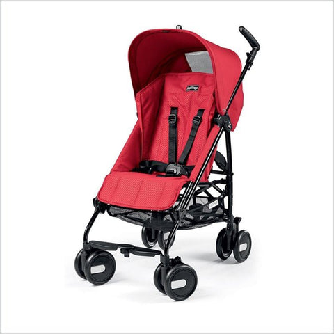 Peg Perego Pliko Mini Classico Stroller in Mod Red