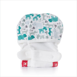 Goumikids Goumimitts in Forest Friends Aqua (0-3M)