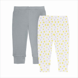 Skip Hop ABC-123 Baby Pants in Grey (2 Piece Set)