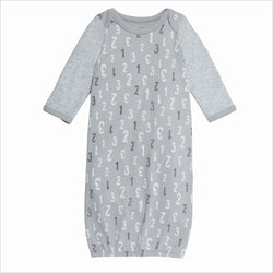 Skip Hop ABC-123 Gown in Grey