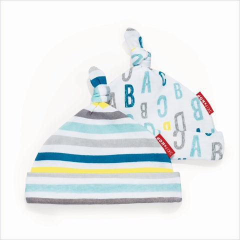 Skip Hop ABC-123 Baby Hats in Blue (2 Piece Set)