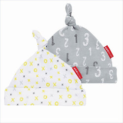 Skip Hop ABC-123 Baby Hats in Grey (2 Piece Set)