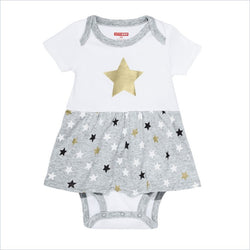 Skip Hop Star Struck Skirted Short Sleeve Bodysuit in Star