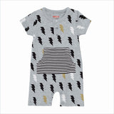 Skip Hop Star Struck Short Sleeve Romper in Lightning