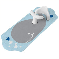 Kushies Aqua Splash Bath Mat in Bubby Whale