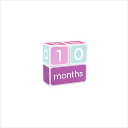 Pearhead Age Block Set in Pink