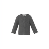 Noppies Unisex Cardigan Knit Kes in Charcoal Melange