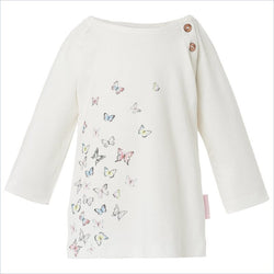 Noppies Girl Dress Lyn Butterfly in Off White
