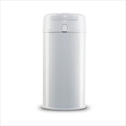 Bubula Steel Diaper Pail in White