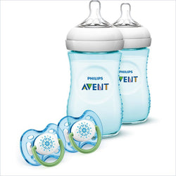 Philips Avent  Natural 9oz Bottle Gift Set in Teal