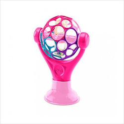 Rhino Toys Oball Grip & Play Suction Cup Toy in Pink