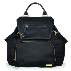 Skip Hop Chelsea Downtown Chic Diaper Backpack in Black