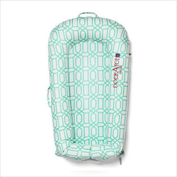DockATot Deluxe Dock (0-8M) in Minty Trellis
