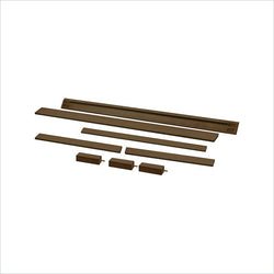 Franklin & Ben Full Sized Conversion Rails in Weathered Cocoa