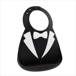 Make My Day Baby Bib Black Tuxedo