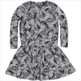 Tumble N Dry Girls Lo Dress in Light Grey Melange