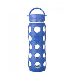 Lifefactory 22oz Classic Cap Glass Bottle in Cobalt