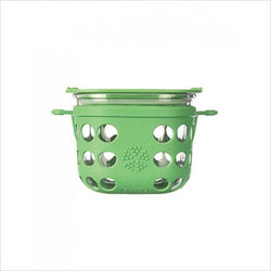 Lifefactory 475 ml (2 cup) Glass Food Storage in Grass Green