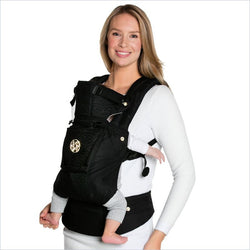 Lillebaby Complete EmbossedÂ CarrierÂ LuxeÂ NoirÂ (BlackÂ with Gold)