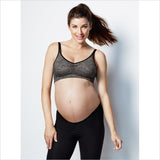 Bravado Body Silk Seamless Yoga Nursing Bra in Charcoal Heather